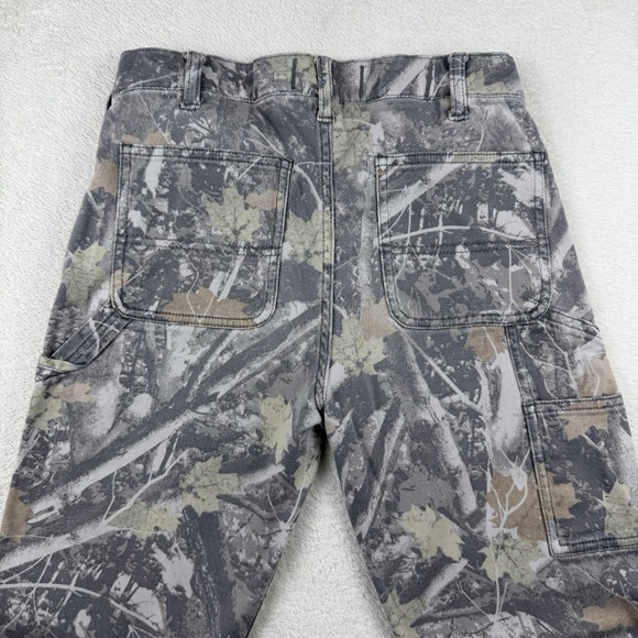 Abercrombie Kids Loose Pant Boys‎ Camo Adjustable Waist 11/12 Reg. Cargo Style - Picture 4 of 9
